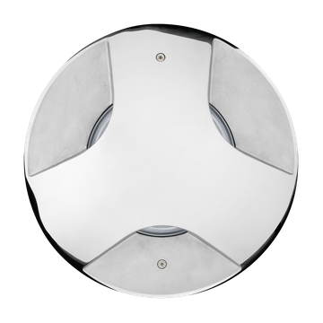 STEEL ROUND MAXI COMPACT LED 360°