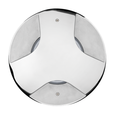 STEEL ROUND MAXI COMPACT LED 360° - 2