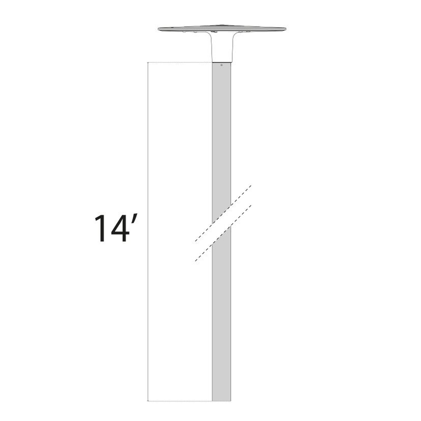 Pole 14' (4" diameter)
