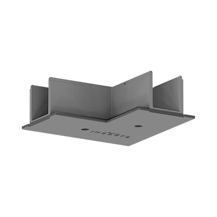 Suspended ceiling cover for L-shaped joint