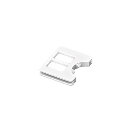 Internal cable clamp for symmetrical adapter