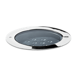 STEEL ROUND MAXI COMPACT LED ELL 10°X45