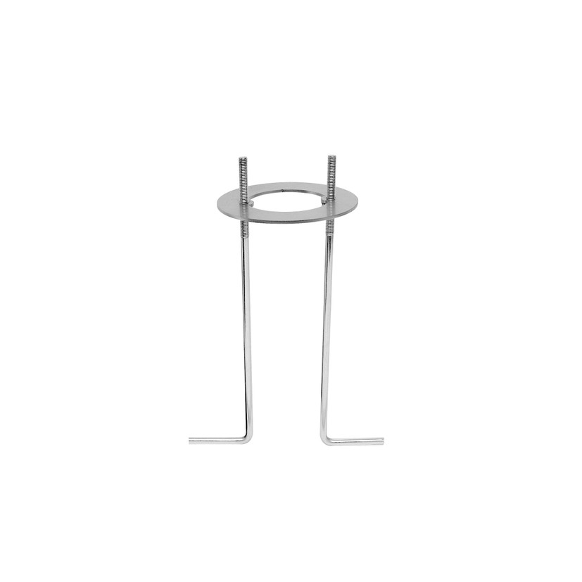 Anchor rods for in-ground concrete mounting stainless steel plate with galvanised steel rods (KHA SLIM H max 93 cm/36.61" only)