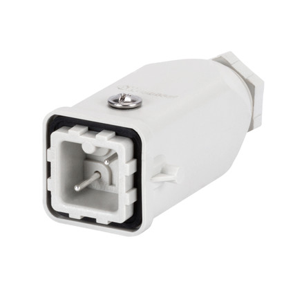 Male connector 4 poles 10 A