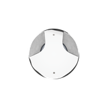 STEEL ROUND COMPACT LED 180°