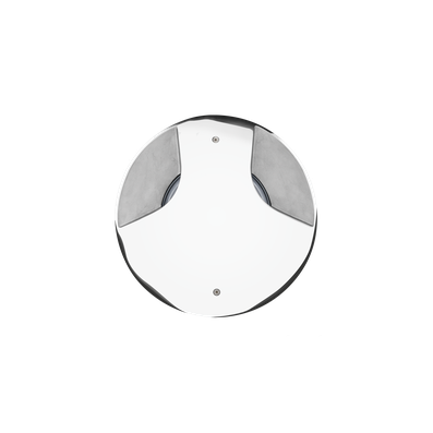 STEEL ROUND COMPACT LED 180° - 2