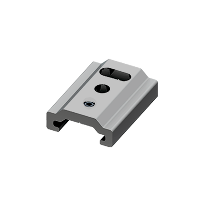 Short suspension clamp with hole for automatic tensioner (35 mm)