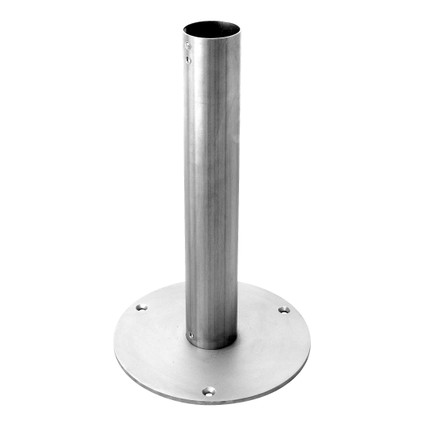 Vloermontagevoet met flens in roestvrij staal AISI 316 (alleen voor mod. H 220/250 cm)