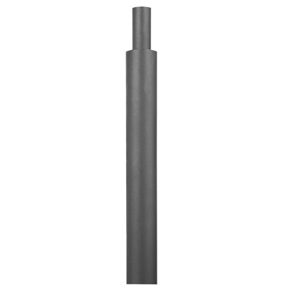 Painted cylindrical pole h = 4 m - graphite grey