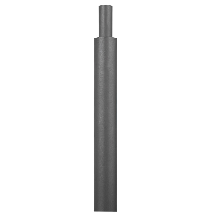 Poteau cylindrique vernis h = 4 m - gris graphite