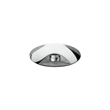 STEEL ROUND COMPACT LED 360°