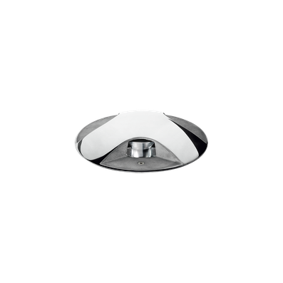 STEEL ROUND COMPACT LED 360° - 1