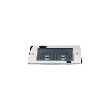 STEEL SQUARE 20 - 6 LED ELL 10°X45°