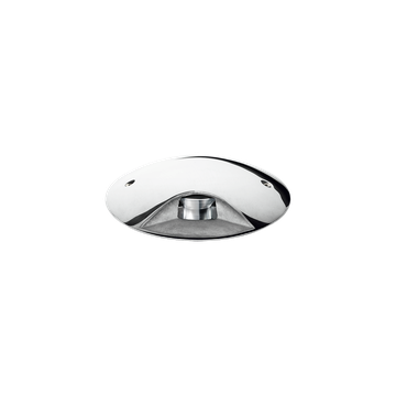 STEEL ROUND COMPACT LED 90°