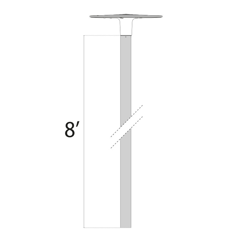 Pole 8' (4" diameter)