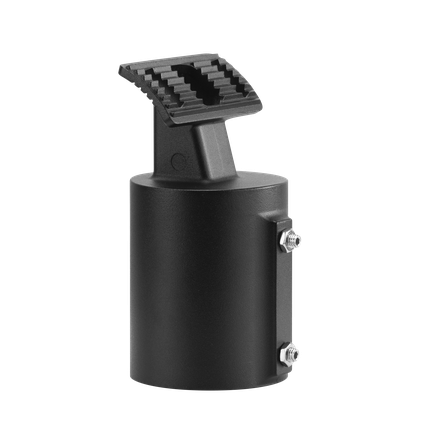 Painted die-cast aluminium pole-mounting joint for pole Ø 76 mm
