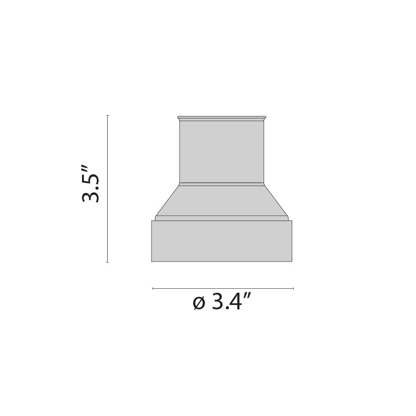 Recessed fixing kit - Stainless steel