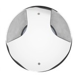 STEEL ROUND MAXI COMPACT LED 180°