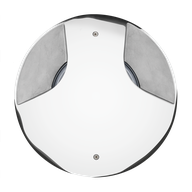 STEEL ROUND MAXI COMPACT LED 180°