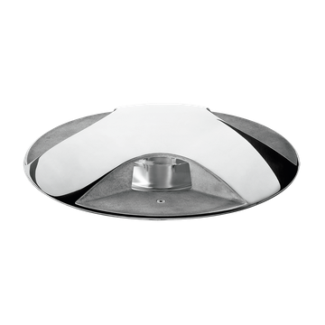 STEEL ROUND MAXI COMPACT LED 360°