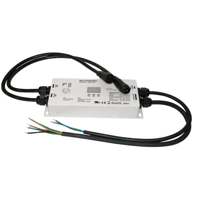 RGBW RF controller WP 4 channel (0.4A each CH)